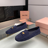Мокасины и топсайдеры Miu Miu RA-MIUMIU-MOC-BLUE-35 Цвет Синий, Размер: 35, изображение 3
