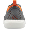 Серые Кроссовки CROCS Kids Lite Ride Pacer Charcoal/White 206011-04O-j2, Размер: J2, изображение 6