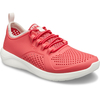 Детские красные кроссовки Crocs Kids LiteRide Pacer Poppy/White 206011-6EW-j3, Размер: J3, изображение 2