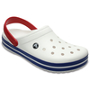 Сабо Белые CROCS Crocband White/Blue Jean 11016-11I-m8, Размер: M8-W10, изображение 4