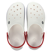 Сабо Белые CROCS Crocband White/Blue Jean 11016-11I-m8, Размер: M8-W10, изображение 5