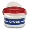 Сабо Белые CROCS Crocband White/Blue Jean 11016-11I-m8, Размер: M8-W10, изображение 7