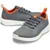 Серые Кроссовки CROCS Kids Lite Ride Pacer Charcoal/White 206011-04O-j2, Размер: J2, изображение 3