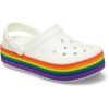 CROCS Crocband Platform Clog Rainbow, Цвет: Белый, Размер: M5-W7, изображение 2