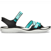 Босоножки Женские CROCS Swiftwater Webbing Sandal Teal Blue 204804-3N9-w5, Размер: W5