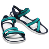 Босоножки Женские CROCS Swiftwater Webbing Sandal Teal Blue 204804-3N9-w5, Размер: W5, изображение 3