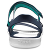 Босоножки Женские CROCS Swiftwater Webbing Sandal Teal Blue 204804-3N9-w5, Размер: W5, изображение 5