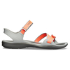 Босоножки CROCS Swiftwater Webbing Sandal Bright Coral/Light Grey 204804-6PK-w6, Размер: W6