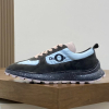 Dior Squash 3SN364AAZ_H736: замша (коричневый/желтый) + зеленый текстиль, Цвет: Голубой, Размер: 39, изображение 3