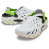 Crocs Echo II Moon Burst 212810-1BB — белые сабо с зелёными и оранжевыми акцентами размер M5-W7, Цвет: Белый, Размер: M5-W7, изображение 4