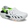 Crocs Echo II Moon Burst 212810-1BB — белые сабо с зелёными и оранжевыми акцентами размер M5-W7, Цвет: Белый, Размер: M5-W7, изображение 7