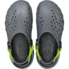 Crocs Echo II Green Burst 212810-1ZZ— сабо цвета антрацит с зелёными акцентами размер M5-W7, Цвет: Антрацит, Размер: M5-W7, изображение 5