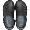 Crocs Echo II Chrome Black 213780-0TK — чёрные сабо с серой стелькой размер M5-W7, Цвет: Черный, Размер: M5-W7, изображение 5