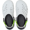 Crocs Echo II Moon Burst 212810-1BB — белые сабо с зелёными и оранжевыми акцентами размер M5-W7, Цвет: Белый, Размер: M5-W7, изображение 5