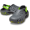 Crocs Echo II Green Burst 212810-1ZZ— сабо цвета антрацит с зелёными акцентами размер M5-W7, Цвет: Антрацит, Размер: M5-W7, изображение 4