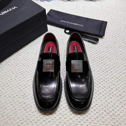 Лоферы черные Dolce & Gabbana Bernini из телячьей кожи, Размер: 42