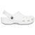 Сабо Crocs Classic White 10001-100 белые – фронтальный вид